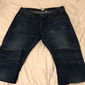 J.Crew jeans with fading on knees
